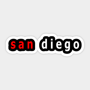 San Diego City Airport, SAN Sticker